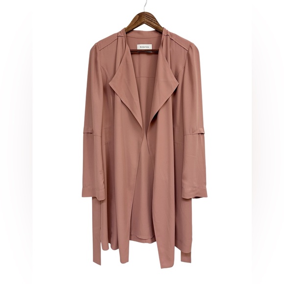 Aritzia Babaton Quincy Flowy Trench Jacket Size Medium - Picture 4 of 10